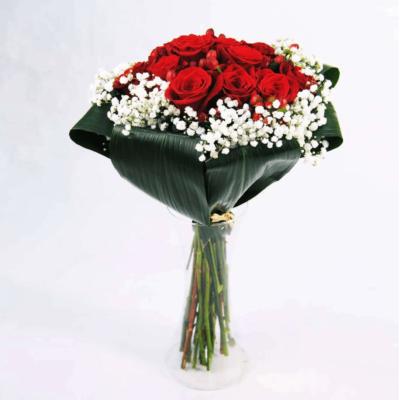 Ramo De 12 Rosas Rojas Para San Valentín