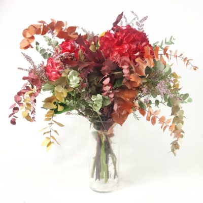 Ramo De Flores Con Hortensias, Calabazas, Eucalipto, Brezos, Hojas De Roble - Originalflor